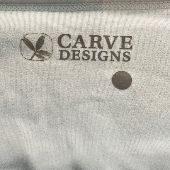 Carve Designs Large Built in Bra Floral Yoga Tank Top Criss Cross - Picture 2 of 6